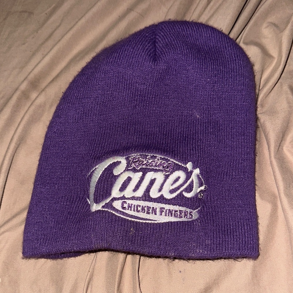 Raising canes Purple Crew Beanie